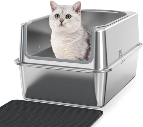 RSVP International Endurance Stainless Steel Cat Litter Box 